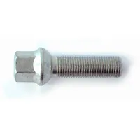H&R Radschraube M14x1,5 Kugelbund R13 mm Silber