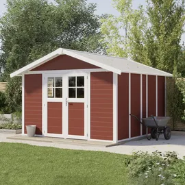 Grosfillex Deco 11 3,55 x 3,15 m rot/weiß