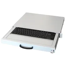Aixcase AIX-19K1UKUSTP-W Tastatur Industriell USB Weiß