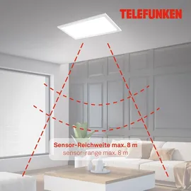 Telefunken LED Deckenleuchte 1 rechteckig weiß 308706TF