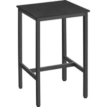 VASAGLE Bartisch Küchentisch Stehtisch 60 x 60 x 92 cm Schwarz