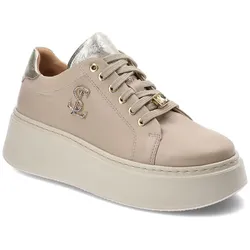 Braune Sneakers Libero Modische Damenschuhe, 38