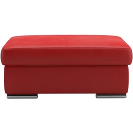 sit&more Polsterhocker Broadway Mikrofaser 99 x 42 x 65 cm Rot