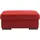 sit&more Polsterhocker Broadway Mikrofaser 99 x 42 x 65 cm Rot
