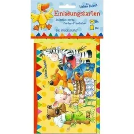 Die Spiegelburg 13257 Einladungskarten Die Lieben Sieben (8 Stück)