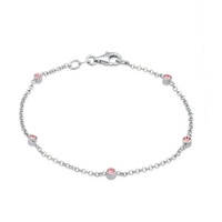 Elli Kristalle Eleganz Basic 925 Silber Armbänder & Armreife