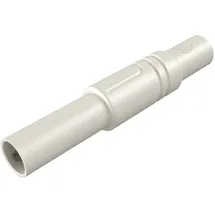 HIRSCHMANN TEST & MEASUREMENT LAS S G Sicherheits-Lamellenstecker Stecker, gerade Stift-Ø: 4 mm Weiß 1 St.
