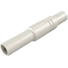 HIRSCHMANN TEST & MEASUREMENT LAS S G Sicherheits-Lamellenstecker Stecker, gerade Stift-Ø: 4 mm Weiß 1 St.