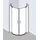 Kermi Filia XP Runddusche mit Pendeltüren 90 x 200 cm Silber hochglanz Klarglas FXP5009020VPK