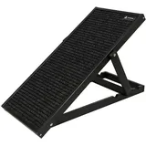 Animood Hunderampe Skipper schwarz Hundetreppe 93x44x7 cm