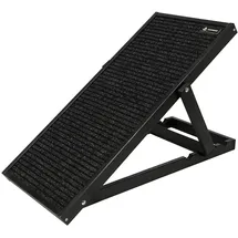 Animood Hunderampe Skipper schwarz Hundetreppe 93x44x7 cm