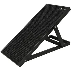Animood Hunderampe Skipper schwarz Hundetreppe 93x44x7 cm