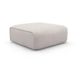 otto home Polsterhocker »Merid Sitzhocker, Maße B/T/H: 97/97/43 cm« als Modul oder separat verwendbar, für individuelle Zusammenstellung beige