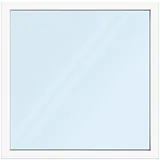 Fenster 140x140 cm, Kunststoff Profil aluplast IDEAL® 4000, Weiß, 1400x1400 mm, einteilig festverglast, 2-fach Verglasung, individuell konfigurieren
