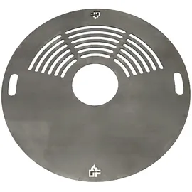 Grillpeter Feuerplatte D 80 cm Grillplatte für Feuertonne Planchaplatte Stahl 6 mm