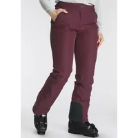 Skihose MAIER SPORTS "Ski Hose wattiert Damen" Gr. 46, N-Gr, rot (cherry wine) Damen Hosen Wintersporthosen