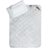Julido Kinderbett 2 tlg Microfaser Set 100x135cm 40x60cm Decke Kissen Kinder Betten-Set