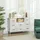 Homcom Schubladenkommode 30 x 76 x 110 cm Cremeweiß