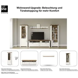 Set One by Musterring Wohnwand »York« 4 Stk. tlg., weiß