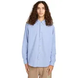 Element Button Down Regular Oxford Langarmhemd Blau XL