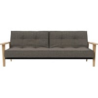 INNOVATION LIVING TM Schlafsofa Splitback Frej, Dauerschlafsofa, bequem mit Federkernunterfederung, mit stabilen Armlehnen, in skandinavischem Design grau