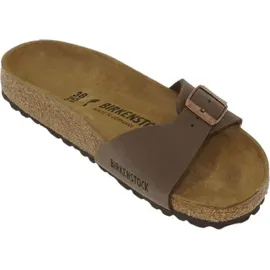 Birkenstock Madrid Birko-Flor Nubuk schmal mocca 40