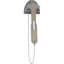 Legrand 038091 Hammer mit Kette und Wandhalterung Türkette