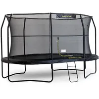 trampolin mit Netz und Leiter JumpPod Oval457 x 305 cm schwarz (2016)