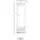 OPTIFIT Kühlumbauschrank Kalmar 60 x 57 x 207 cm Grau
