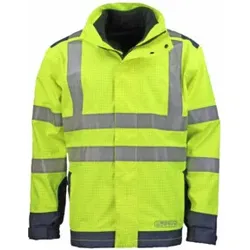 Wetter-,Flamm- u.Warnschutzjacke Gr.XXL gelb/blau ASATEX