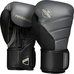 Hayabusa T3 Boxhandschuhe dunkelgrau|SCHWARZ 12 OZ