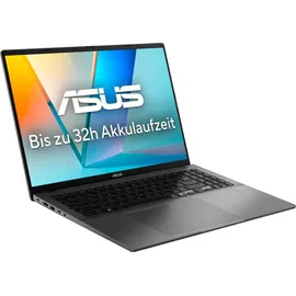Asus Vivobook S16 Snapdragon X1-26-100 16 GB RAM 1 TB SSD Matte Gray