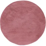 carpetfine Teppich »Silky«, rund, rosa