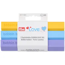 Prym 611984 Spulenhalter Jumbo BOBBIN BOAT, 3 Stück