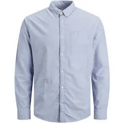 Jack & Jones Herren Freizeit Hemd JJEOXFORD Slim Fit Blau M