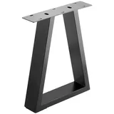 SOTech Bankgestell V-FRAME 400 x 320 mm Schwarz Bis 100 kg Belastbarkeit inkl. Bodenschutz für Empfindliche Böden