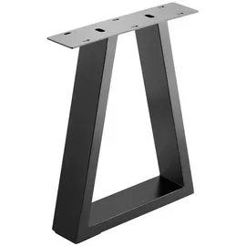 SOTech Bankgestell V-FRAME 400 x 320 mm Schwarz Bis 100 kg Belastbarkeit inkl. Bodenschutz für Empfindliche Böden