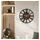 wall-art Industrielle Wanduhr 40 cm 40-001 braun
