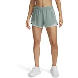 Under Armour Fly By 2-in-1 Laufshorts Damen-Grün, Größe XS