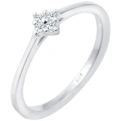 Elli DIAMONDS Elli DIAMONDS Pierścień Verlobung Klassisch Diamant 0.06 ct. 925 Silber Ringe   Damen 