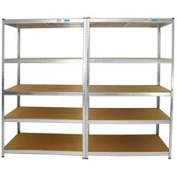 Trutzholm Schwerlastregal Stahl/MDF 180x120x60 cm silber 2er Set 875 kg Traglast
