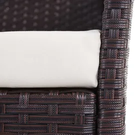 Mendler Halden 106 x 60 x 83 cm braun meliert/creme