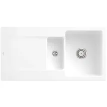 Villeroy & Boch Siluet 60 R rechts Einbauspüle keramik Handbetätigung 1000 x 510 mm