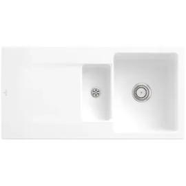 Villeroy & Boch Siluet 60 R rechts Einbauspüle keramik Handbetätigung 1000 x 510 mm