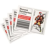 SIDCO Kartenspiel Romme 10 x 55 Spiel Karten Rommekarten Canasta Bridge Skat Poker