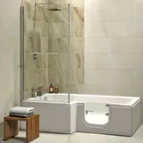 hak Handelsagentur Koch Solarna 170x85/70cm Badewanne mit Tür/Seniorenbadewanne, Links,