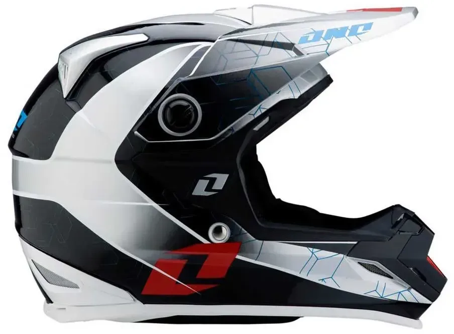 One Industries Trooper 2 Unbalanced Offroad-helm - Black / White - XL
