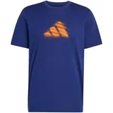 adidas Clay Graphic Kurzarm-t-shirt - dark blue M