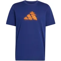 adidas Clay Graphic Kurzarm-t-shirt - dark blue M