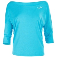 Winshape Damen Ultra Leichtes Modal-3/4-arm Mcs001 3/4-arm Shirt, Sky-blue,